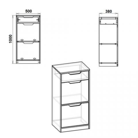 Тумба для обуви ТО-11