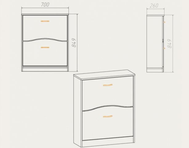 Тумба для обуви ТО-2