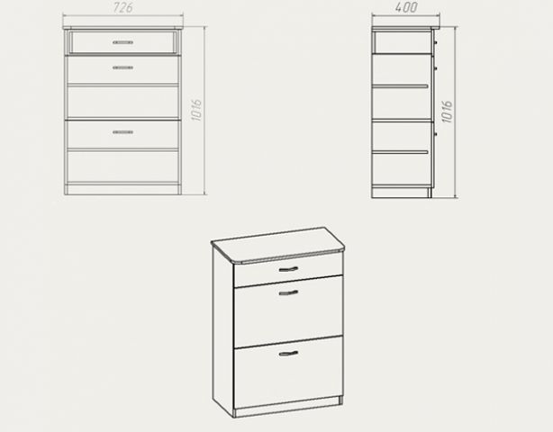 Тумба для обуви ТО-3А