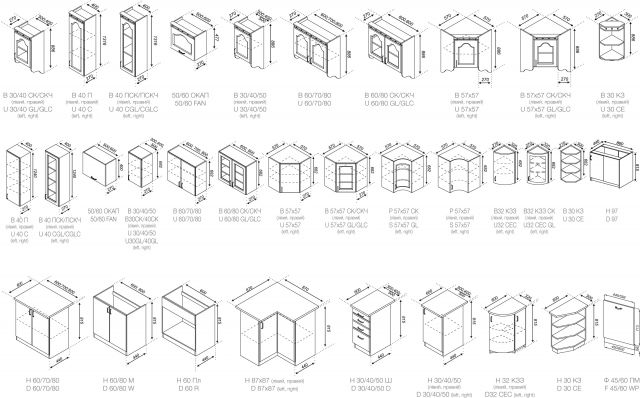 Кухня Оля белая