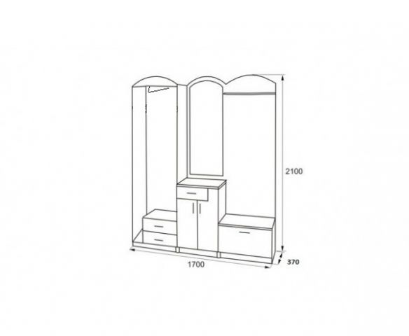 Прихожая Топаз