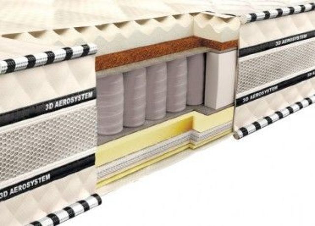 Ортопедический матрас Магнат мемори-латекс-кокос 3D