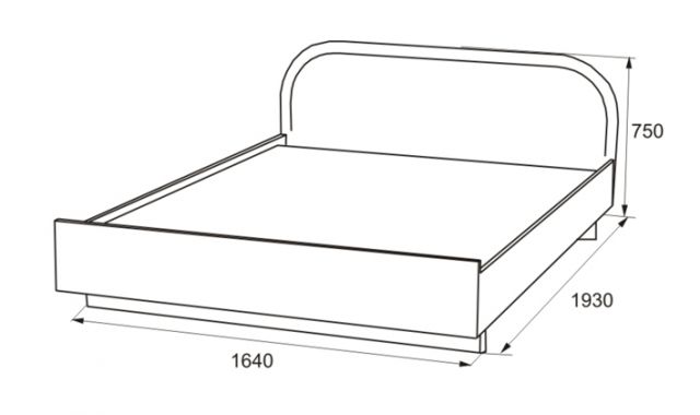 Кровать (ДСП)