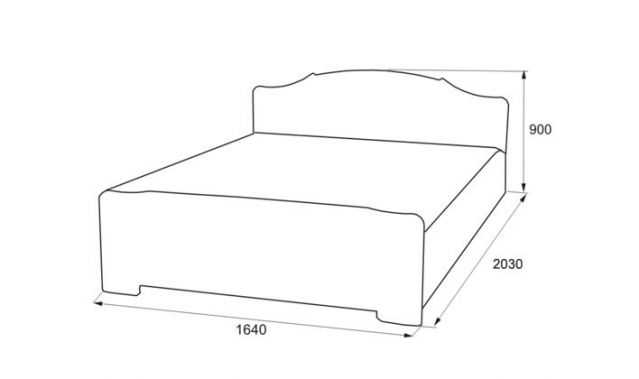Кровать Миллениум (МДФ)
