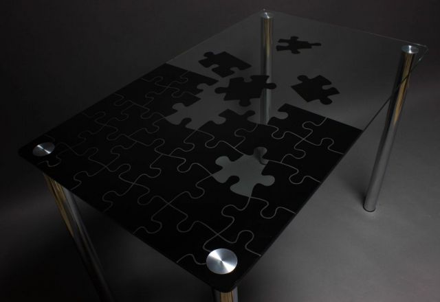 Пазл черный