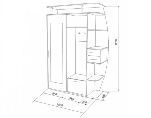 Прихожая Скарлетт