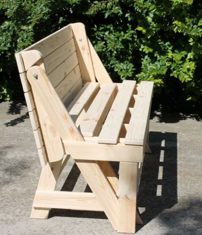 Стол-скамейка трансформер