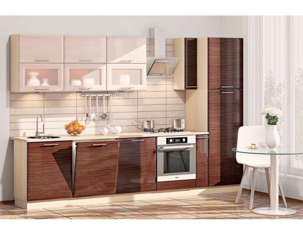 Кухня КХ-163 серии ХАЙ-ТЕК