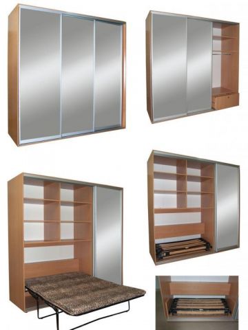 Шкаф купе-кровать ШКР - 240/240