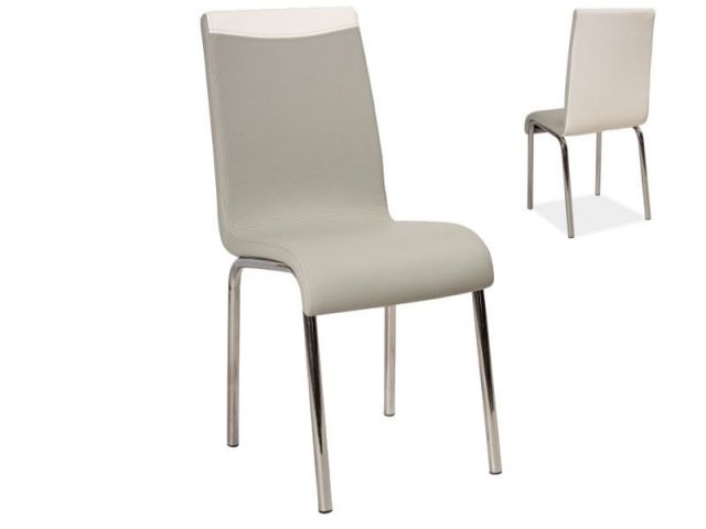 Стул H - 161 grey white