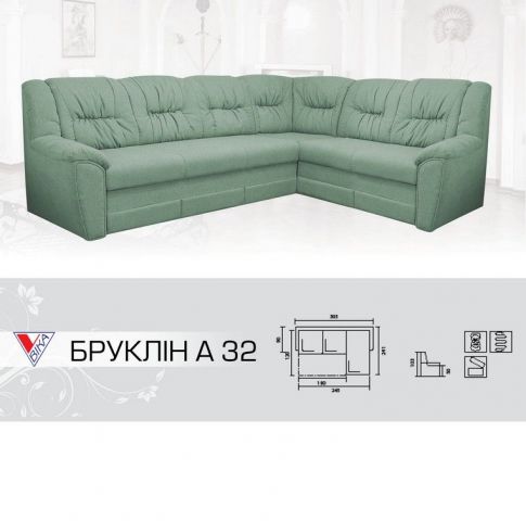 Угловой диван Бруклин А-32