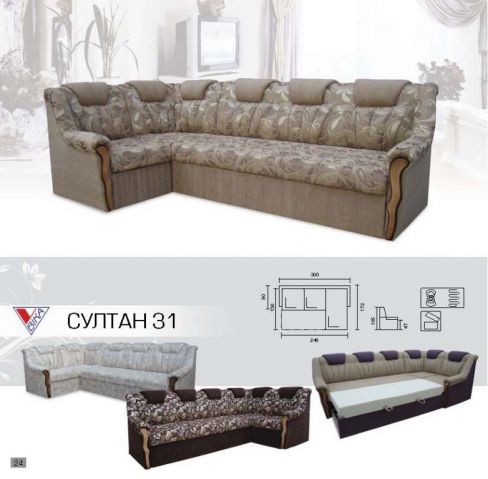 Угловой диван Султан 31
