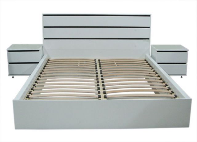 Кровать  Прага Белая 1,6 с подъемным механизмом