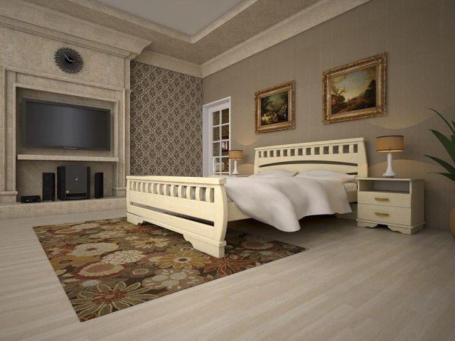 Кровать двуспальная Атлант 4