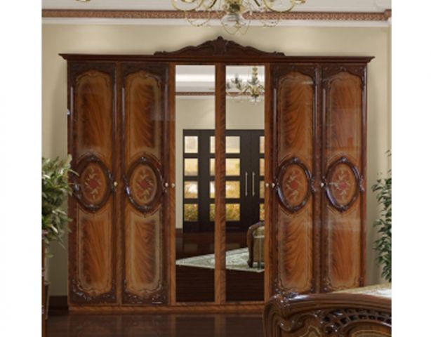 Шкаф 6Д Кармен Новая (орех)