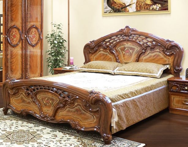 Кровать Кармен Новая (орех)
