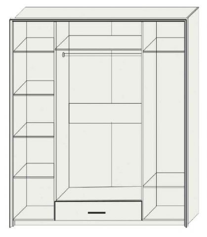 Шкаф Скарлет 4Д