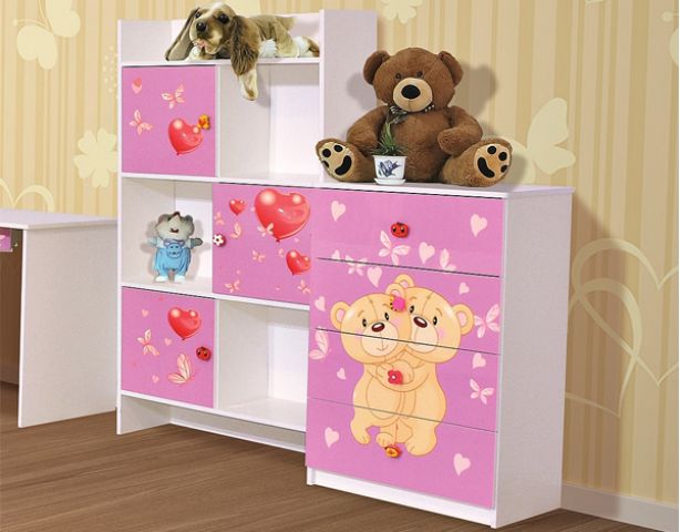 Детский комод МУЛЬТИ Мишки