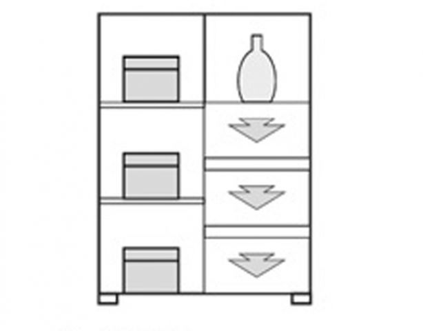 Детский комод COLORATO COL8