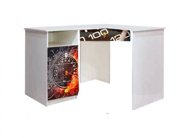 Детский угловой письменный стол МУЛЬТИ (гонки)