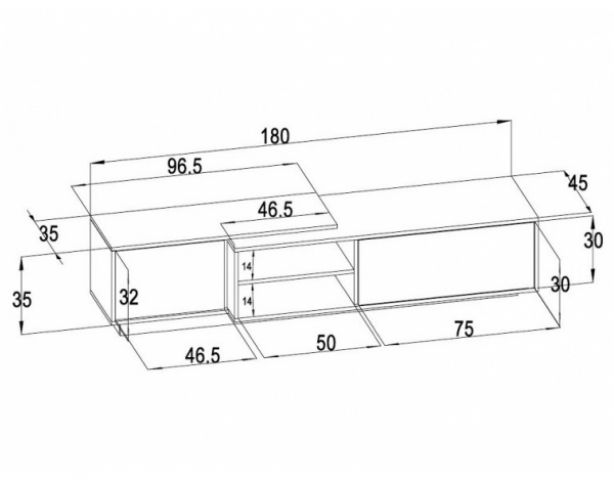 Тумба под ТВ Sigma 1D