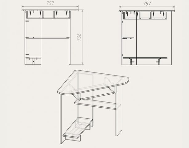 Компьютерный стол СУ-1