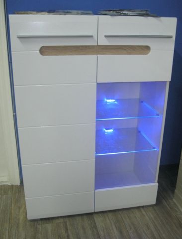 Гостиная (стенка) Бианко 1