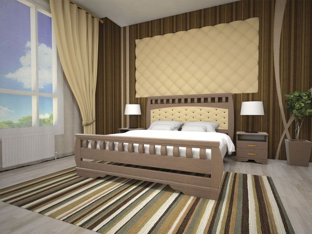 Кровать полуторная Атлант 11