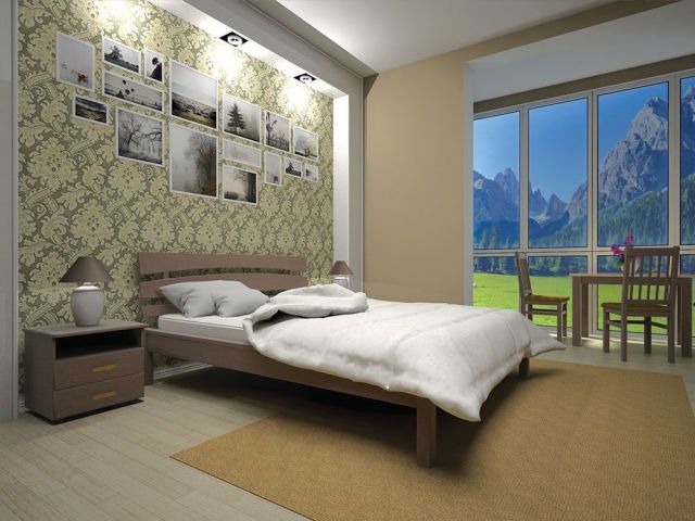 Кровать полуторная Домино 3