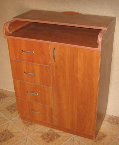 Комод Детский 4+1 : высота 1000мм, глубина 470мм, ширина 800мм