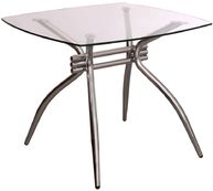 Стол Оскар хром/стекло 900Х900 (B2010D)