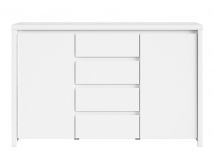 Комод KASPIAN белый KOM2D4S
