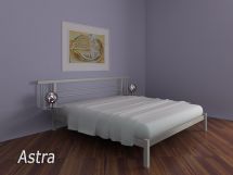 Кровать двуспальная белая Astra 1,6 м
