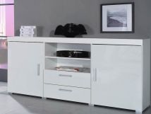 Комод SAMBA белый/белый глянец