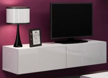 Тумба ТВ VIGO 140 белый/белый глянец