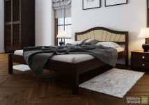 Кровать полуторная Италия с мягким изголовьем 140