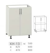 Нижняя секция Тумба 2-дверная КН-13