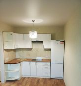 Угловая кухня белый суперматовый Киевский стандарт